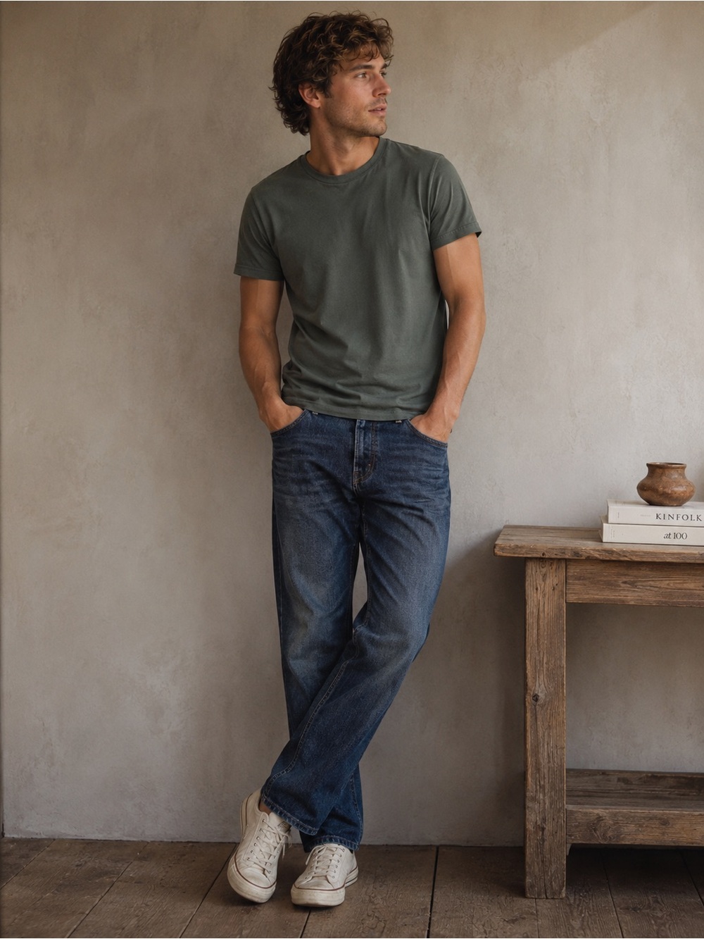 Abercrombie & Fitch Dark Wash Classic Straight Cotton Jeans Mens Size 33”